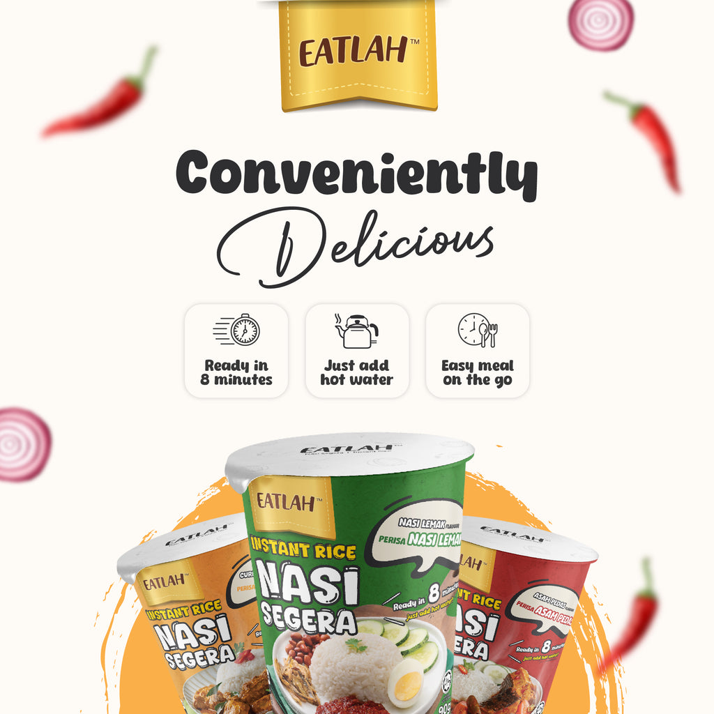 EATLAH Instant Rice - Nasi Lemak