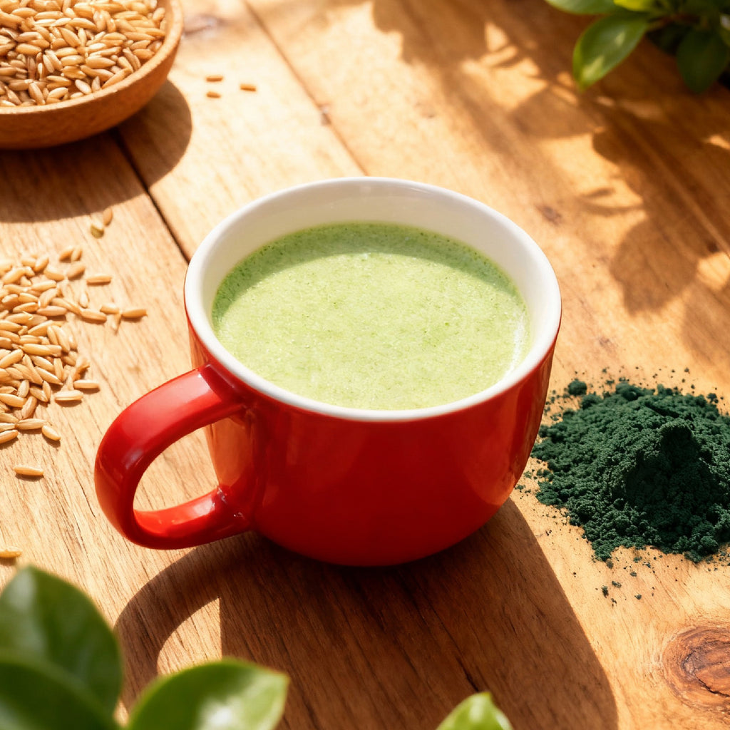 Brown Rice Cereal with Spirulina - No Added Sugar