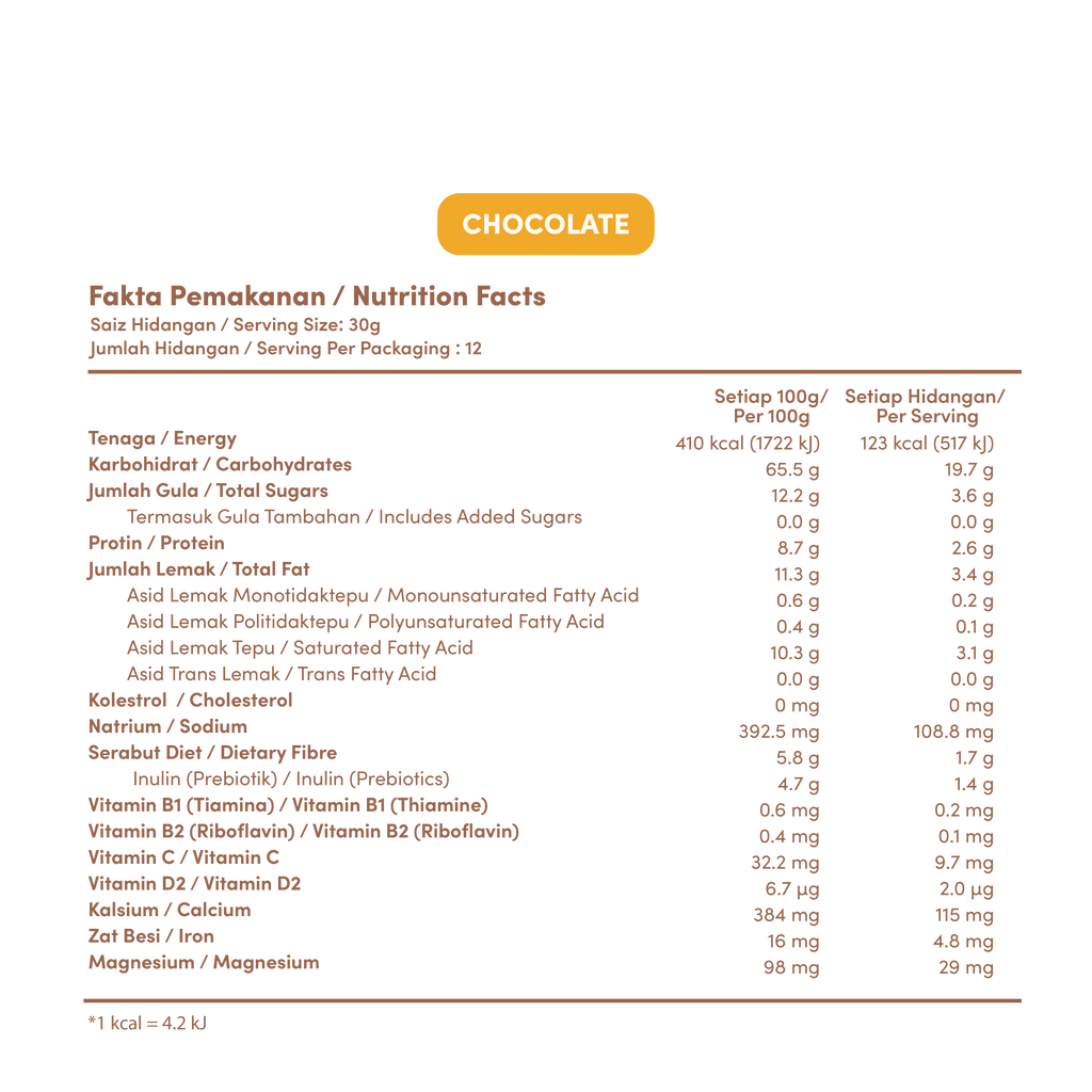 Brown Rice Cereal Drink - Chocolate