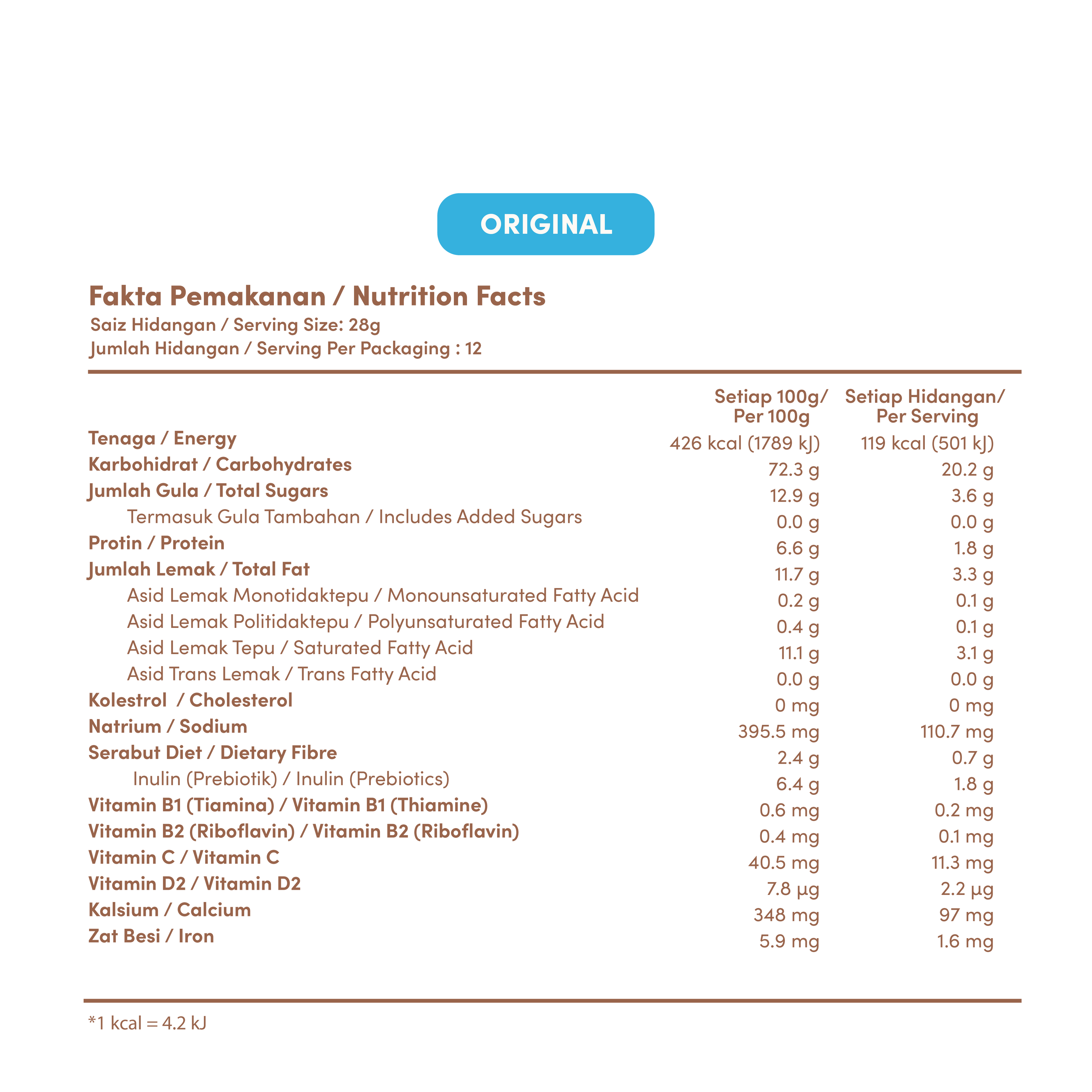 Brown Rice Cereal Drink - Original
