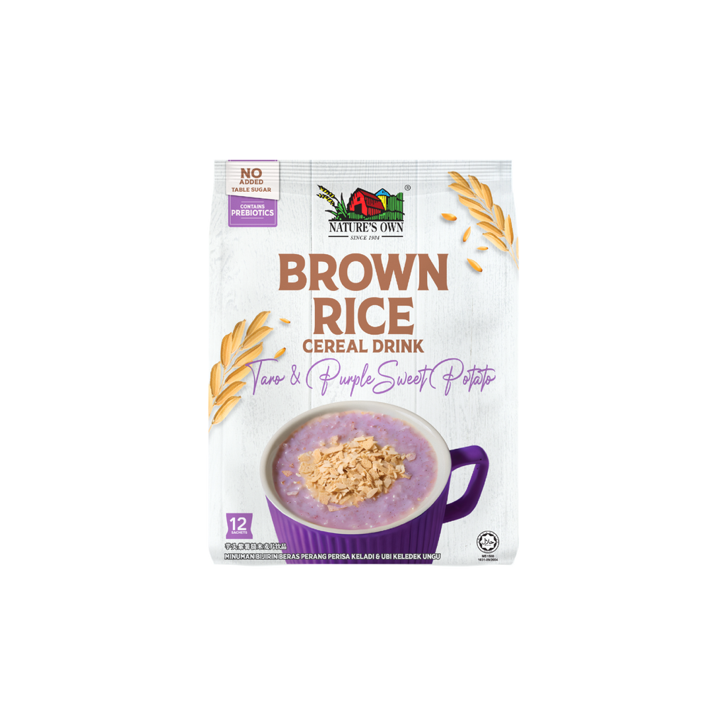 Brown Rice Cereal Drink - Taro & Purple Sweet Potato