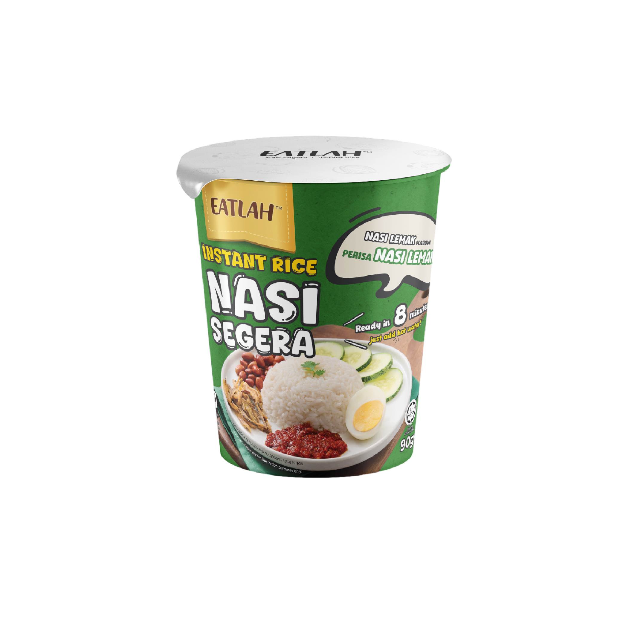 EATLAH Instant Rice - Nasi Lemak