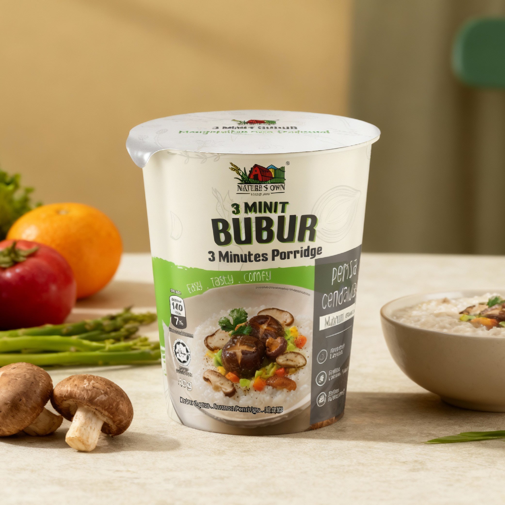 Instant Cup Porridge - Mushroom