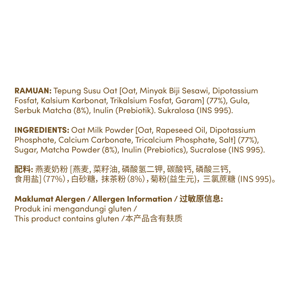 OATKAY Oat Milk - Matcha